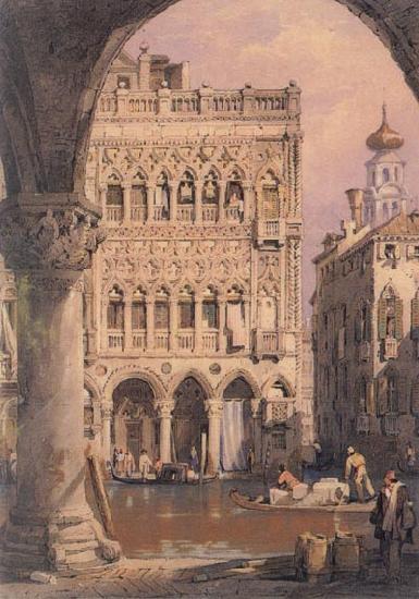 Samuel Prout C'a d'Oro,Venice